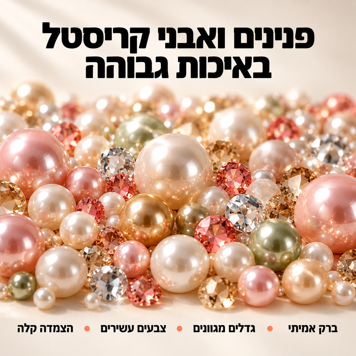 ציור בפנינים - חתול קרמל בין פרחים