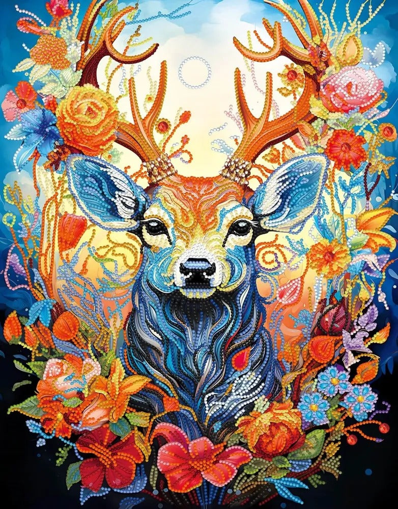 ציור יהלומים - ציור אייל צבעוני